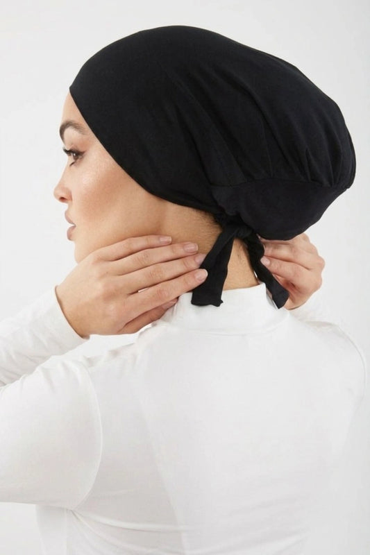 Under Hijab Cap Black