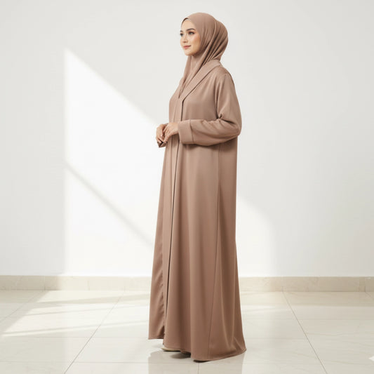 Premium Tiktok Abaya – Double Folded Patti Design