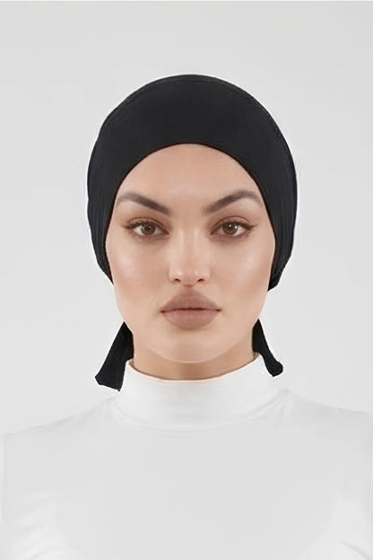 Under Hijab Cap Black