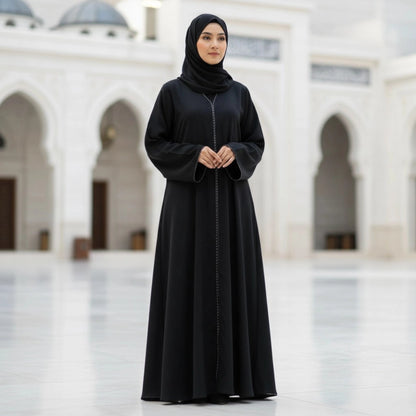 Imported Nida Abaya with Dubai Lace
