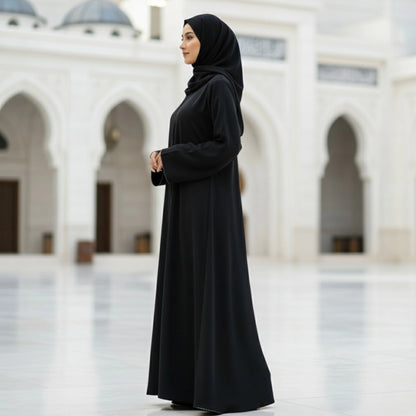 Imported Nida Abaya with Dubai Lace
