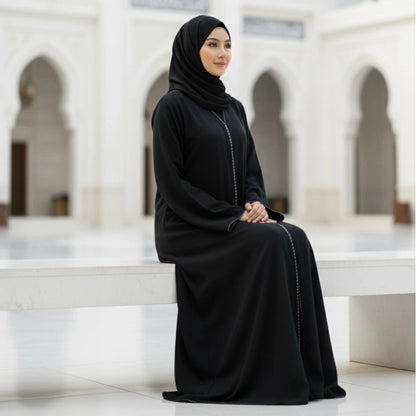 Imported Nida Abaya with Dubai Lace