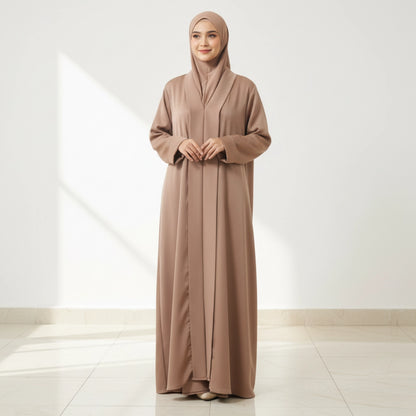 Premium Tiktok Abaya – Double Folded Patti Design