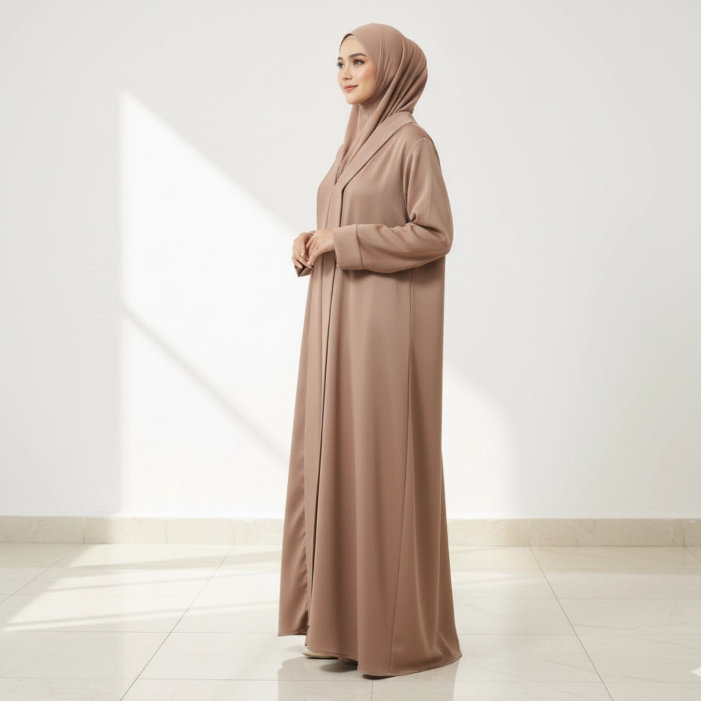 Premium Tiktok Abaya – Double Folded Patti Design