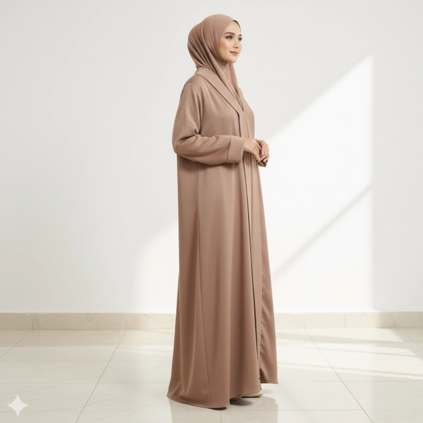 Premium Tiktok Abaya – Double Folded Patti Design