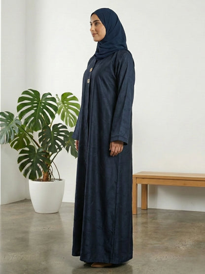 Dubai Imported Self-Design Abaya – Front Open