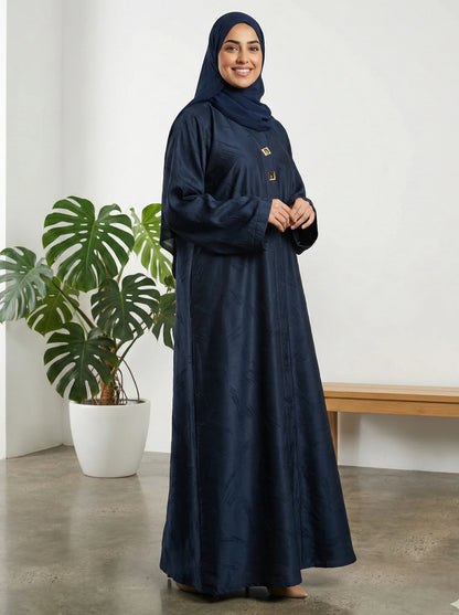 Dubai Imported Self-Design Abaya – Front Open
