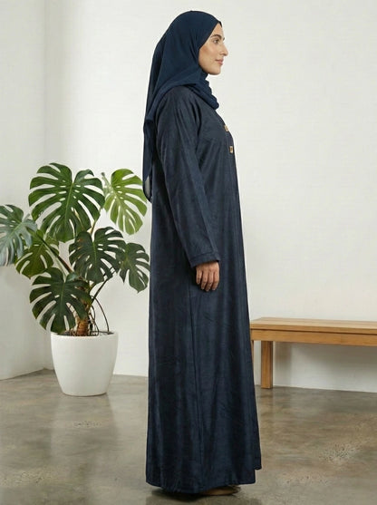 Dubai Imported Self-Design Abaya – Front Open