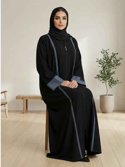 Dubai Imported Zoom Fabric Abaya – Full Zip