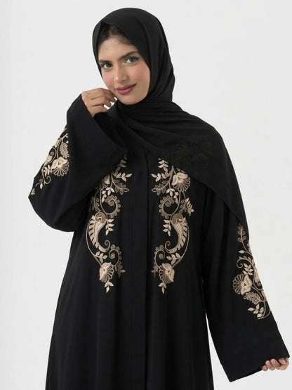 Embroidered Abayas - Paisley