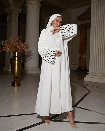 White Abaya - Panda Sleeves