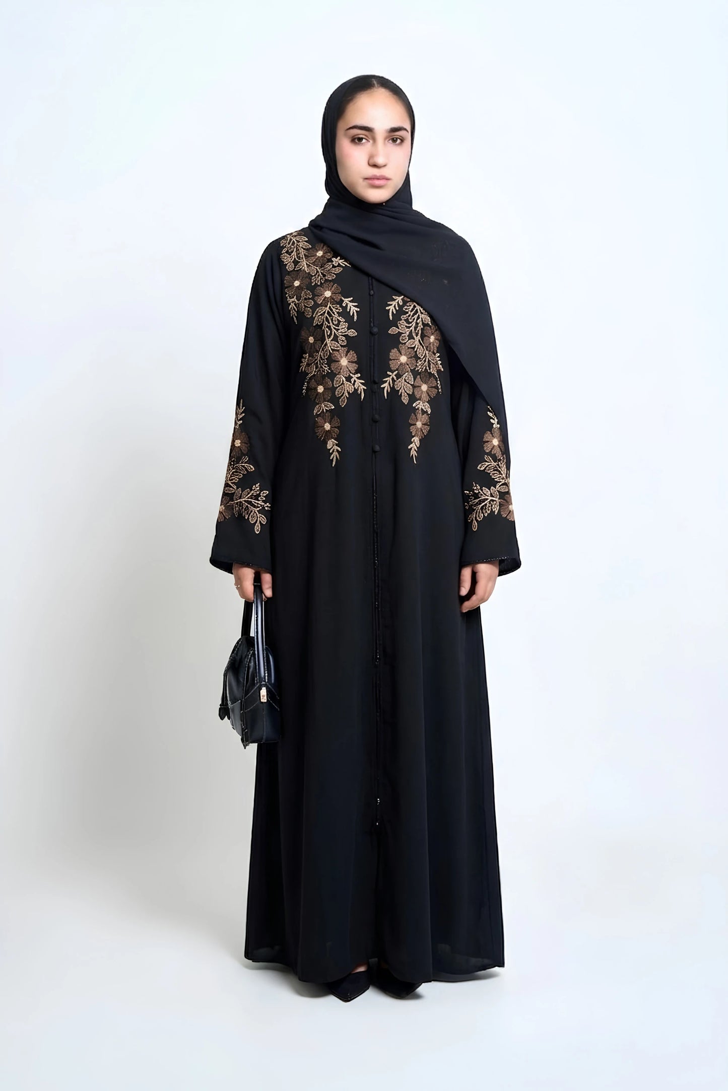 Premium Abaya with Thread embroidery