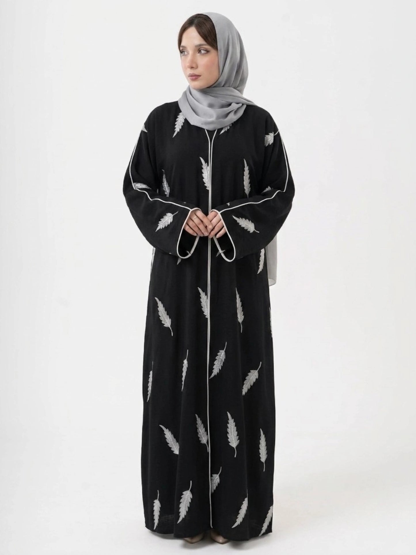 Black Abayas - Feather Bloom