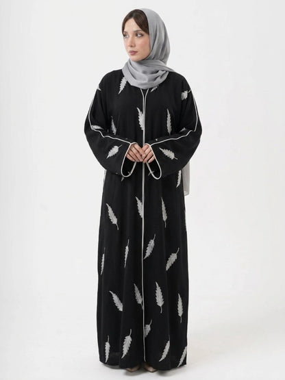 Black Abayas - Feather Bloom