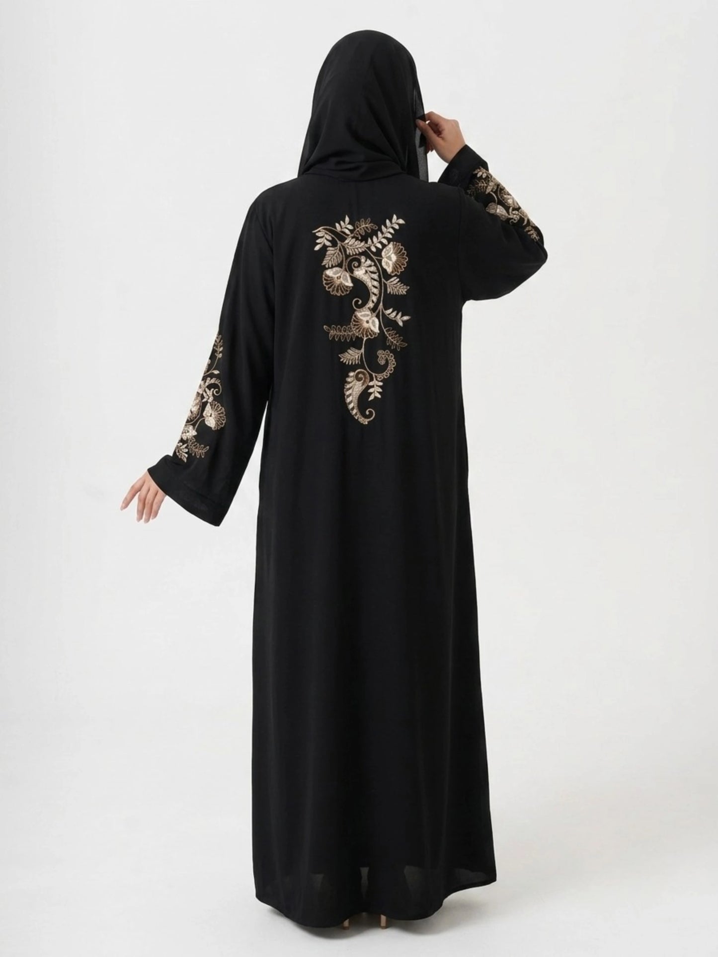 Embroidered Abayas - Paisley