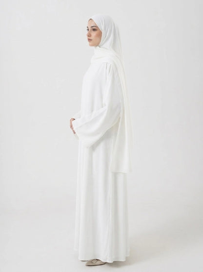 Essential Abaya - White