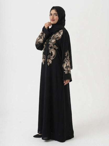 Embroidered Abayas - Paisley