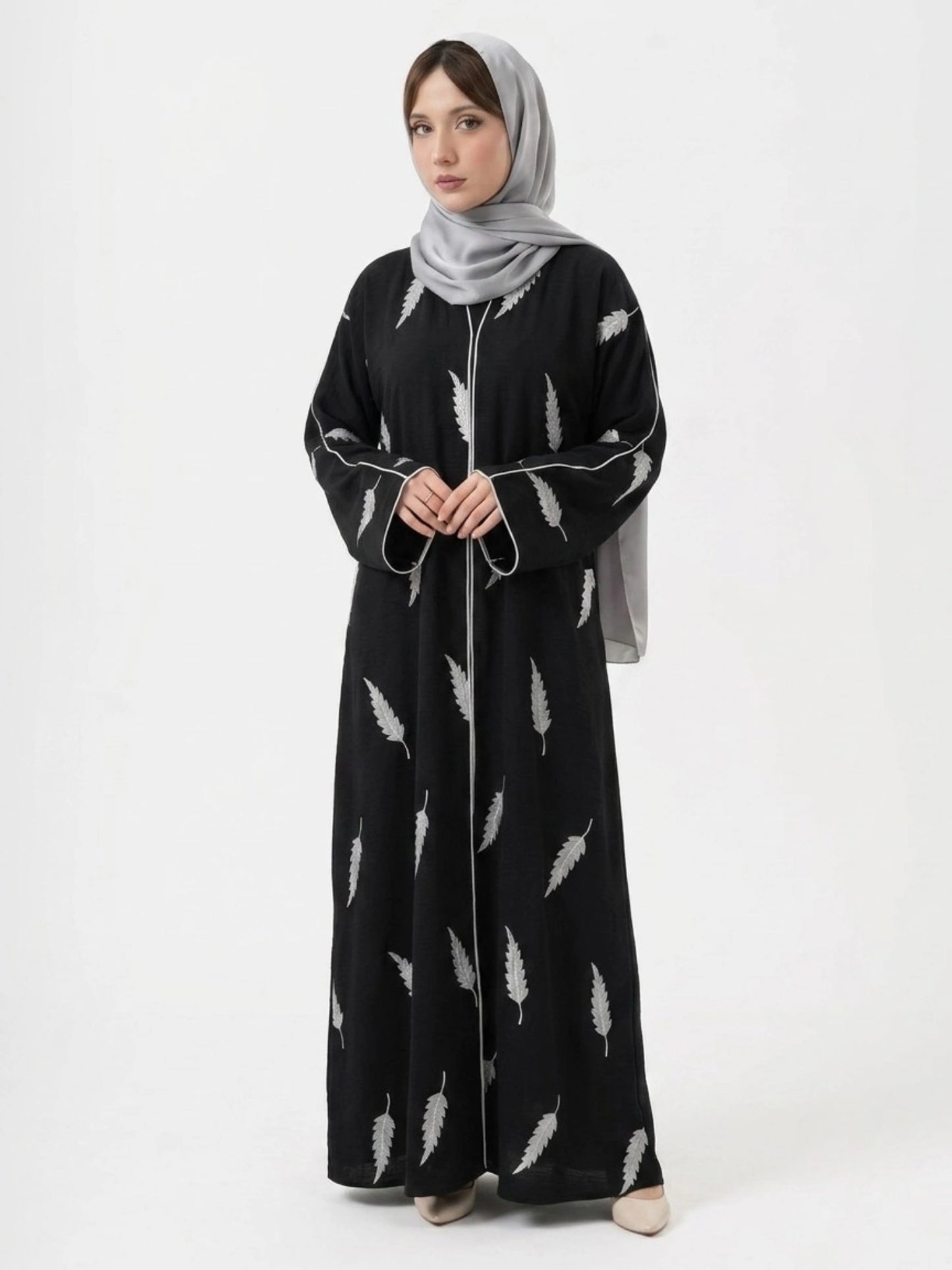 Black Abayas - Feather Bloom