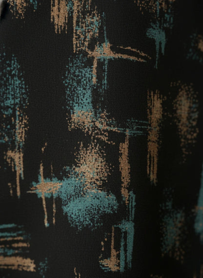 Indonesian Printed Zoom Abaya - Front Open